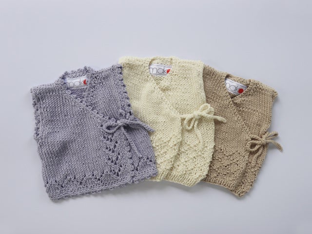 Mako Hand Knit Baby Vests | Mako Hand Knits